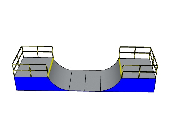 U型槽 U槽滑板場(chǎng)地施工建造